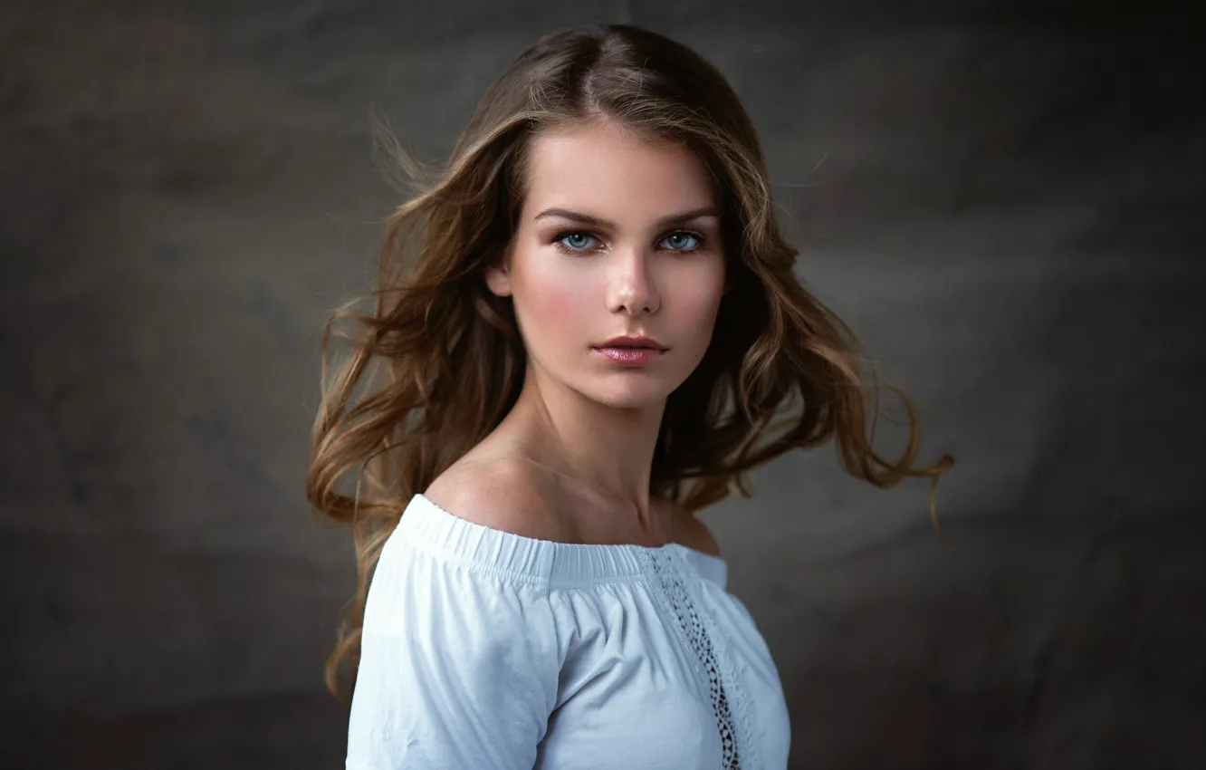 Photo wallpaper portrait, Studio, Irina Regent, Denis Drozhzhin