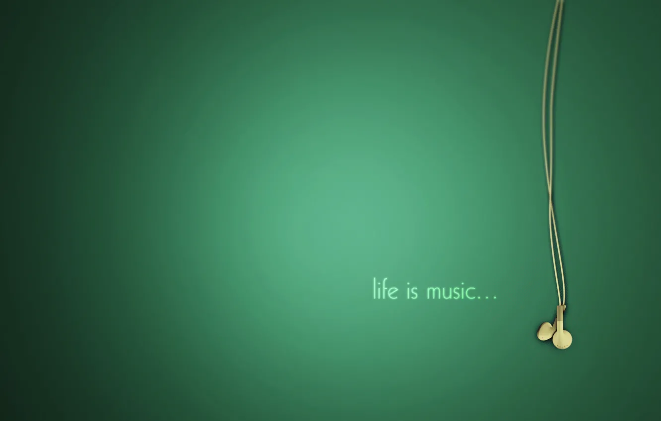 Photo wallpaper life, music, music, headphones, life