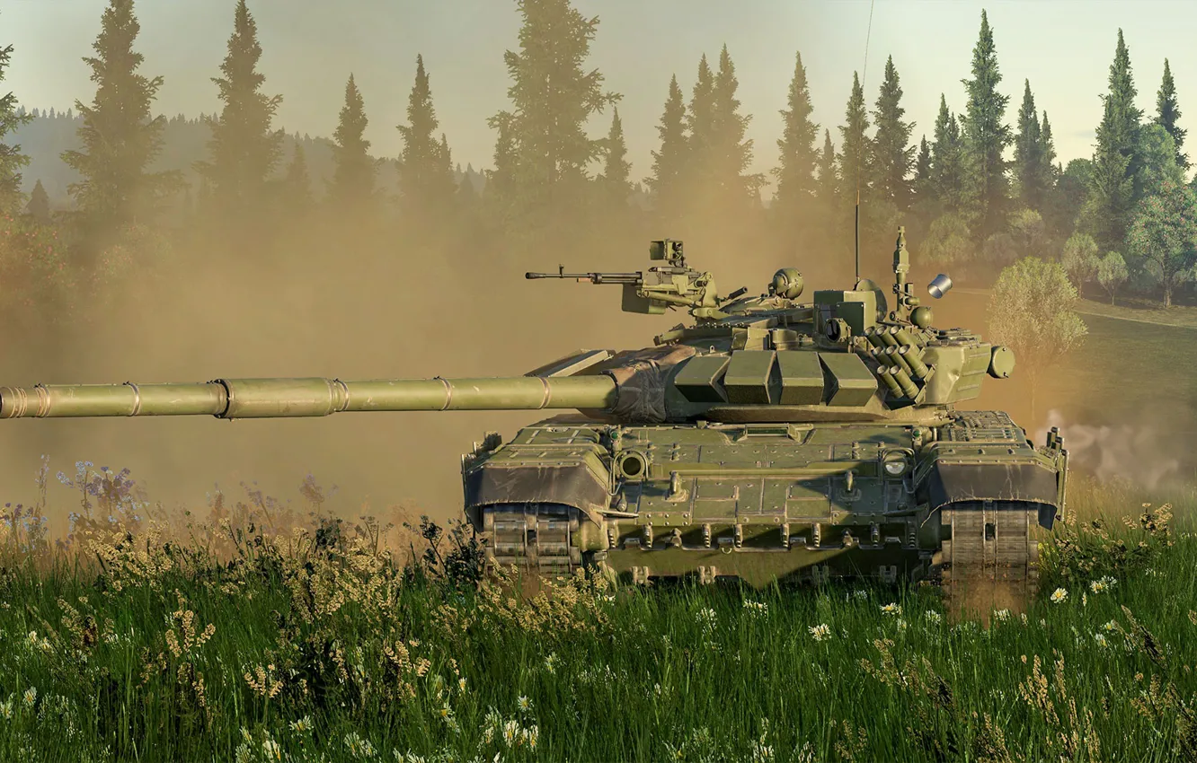 Photo wallpaper Russia, Main battle tank, T-73B3