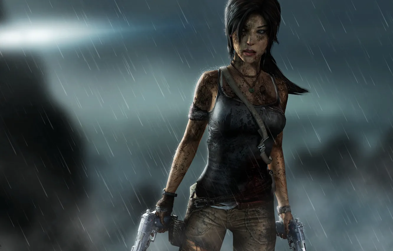 Photo wallpaper Girl, Tomb Raider, Lara, Croft