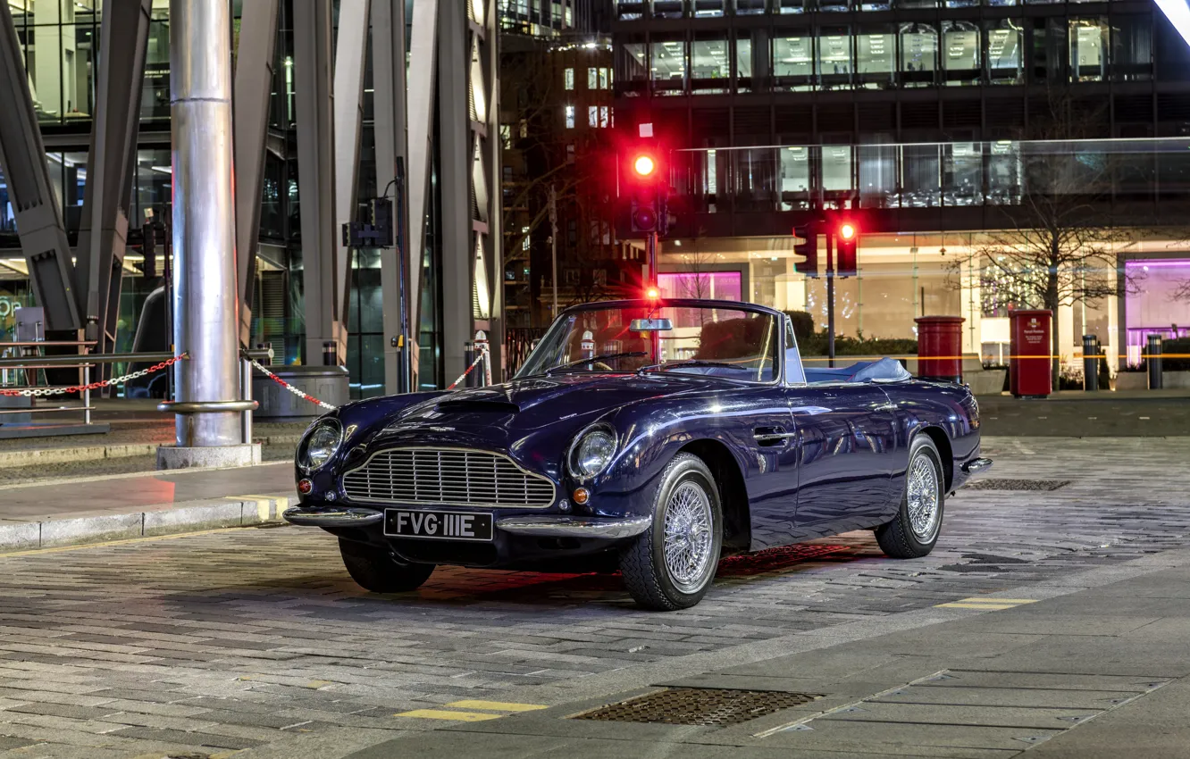 Photo wallpaper Aston Martin, 1967, DB6, Aston Martin DB6 Vantage Volante