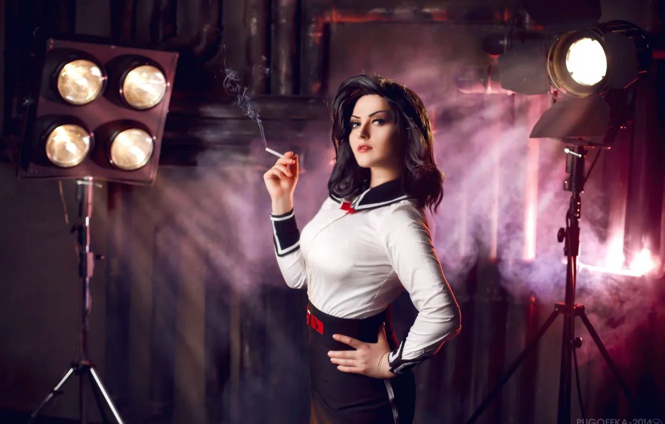 Photo wallpaper cosplay, Elizabeth, BioShock Infinite, Elizabeth, Burial at Sea, Milena Derek