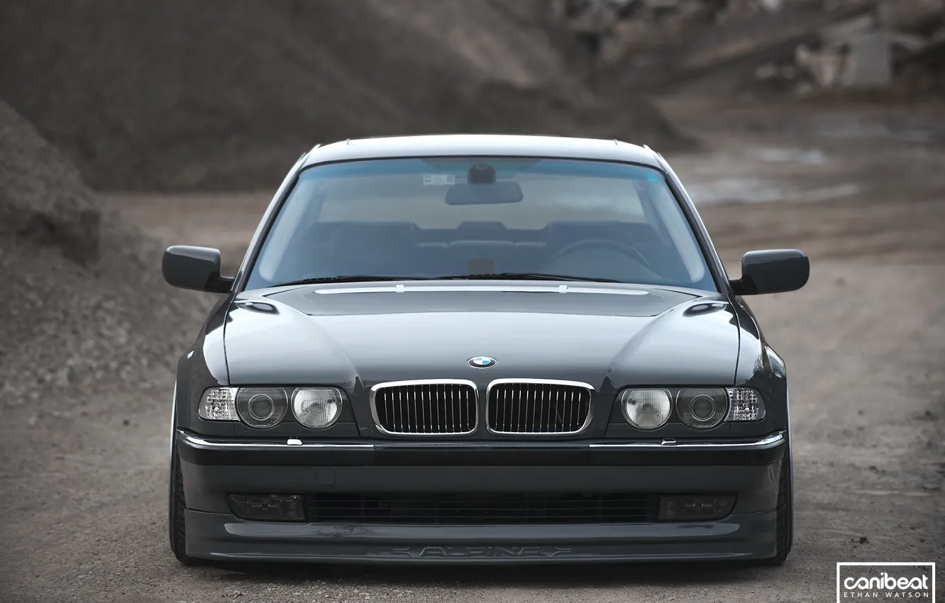 Photo wallpaper BMW, tuning, Stance, canibeat, E38, 740il