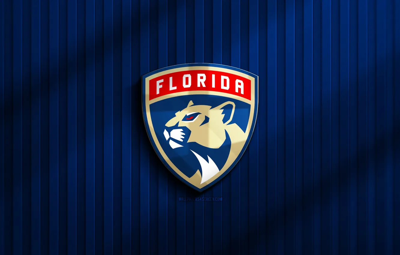 Photo wallpaper logo, NHL, Sport, Florida, Emblem, Hockey, badge, Ice Hockey
