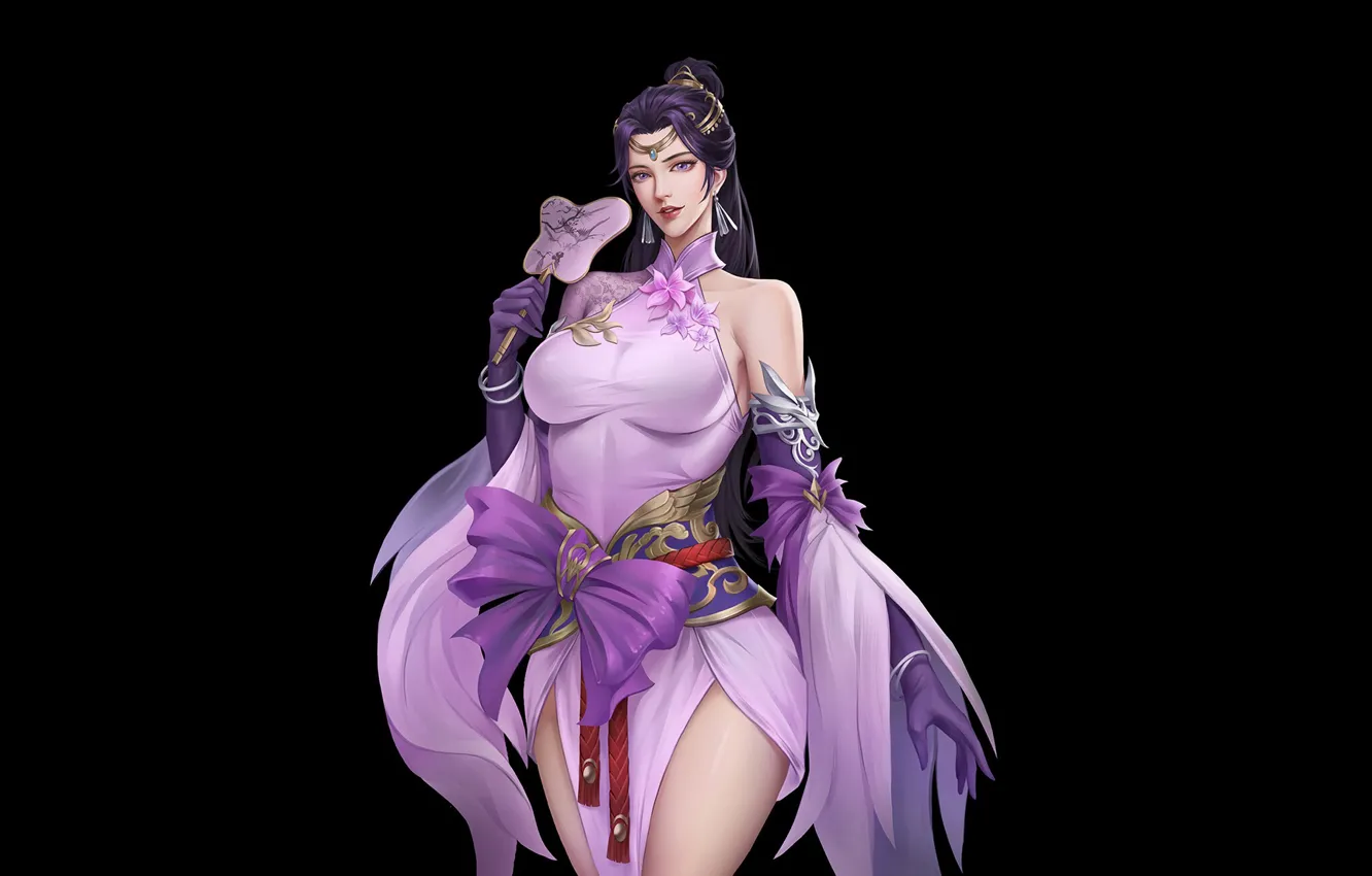 Photo wallpaper girl, fantasy, dress, style, art, background, figure, Illustration