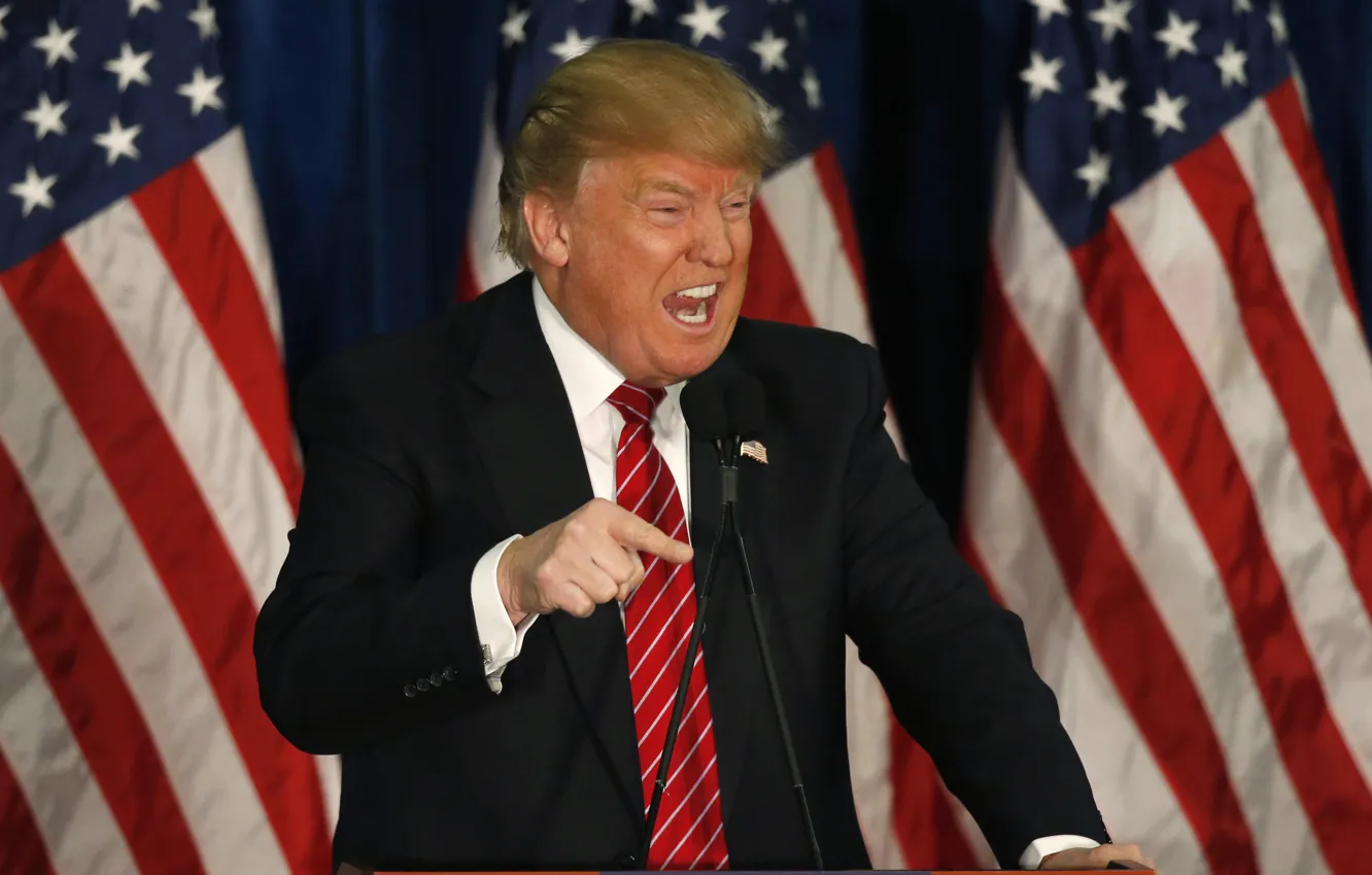 Photo wallpaper trump, prizedent.USA, Trump