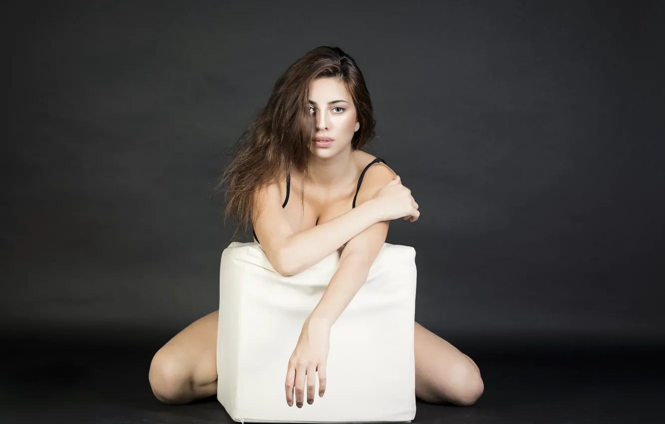 Photo wallpaper look, face, background, model, hair, Serena