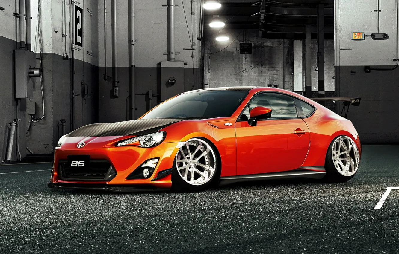Photo wallpaper tuning, coupe, sports car, Toyota, toyota ft 86