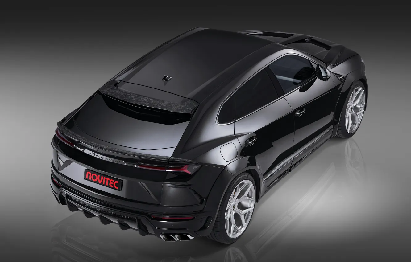 Photo wallpaper Lamborghini, rear view, crossover, Urus, Novitec, 2019