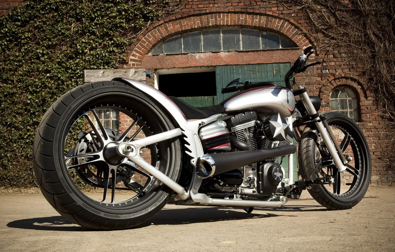 Photo wallpaper Harley Davidson, Harley-Davidson, Custom, Softail, Thunderbike, Radical Rocker, By Thunderbike