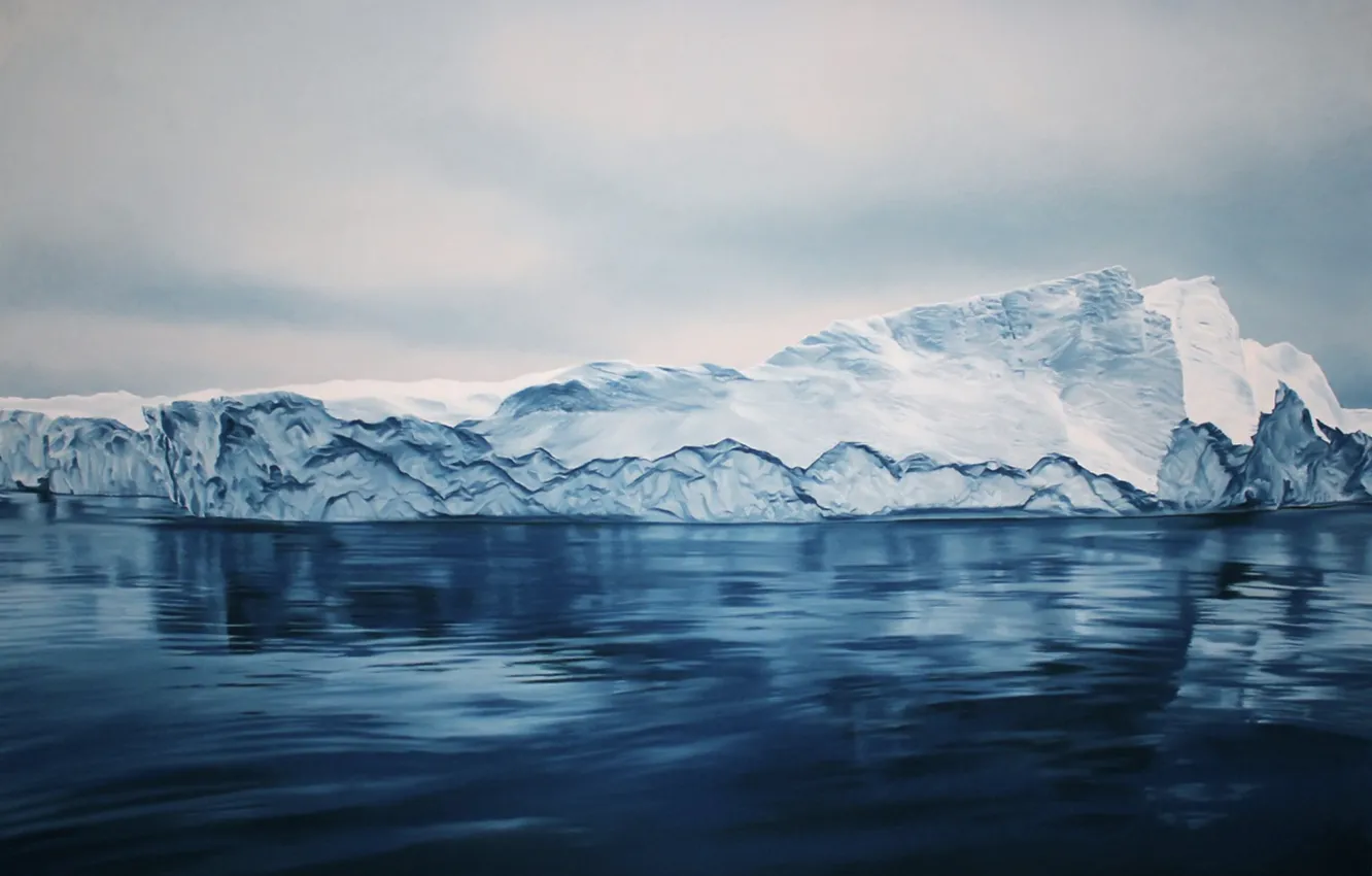 Photo wallpaper cold, sea, water, snow, ice, iceberg, floe, zaria forman