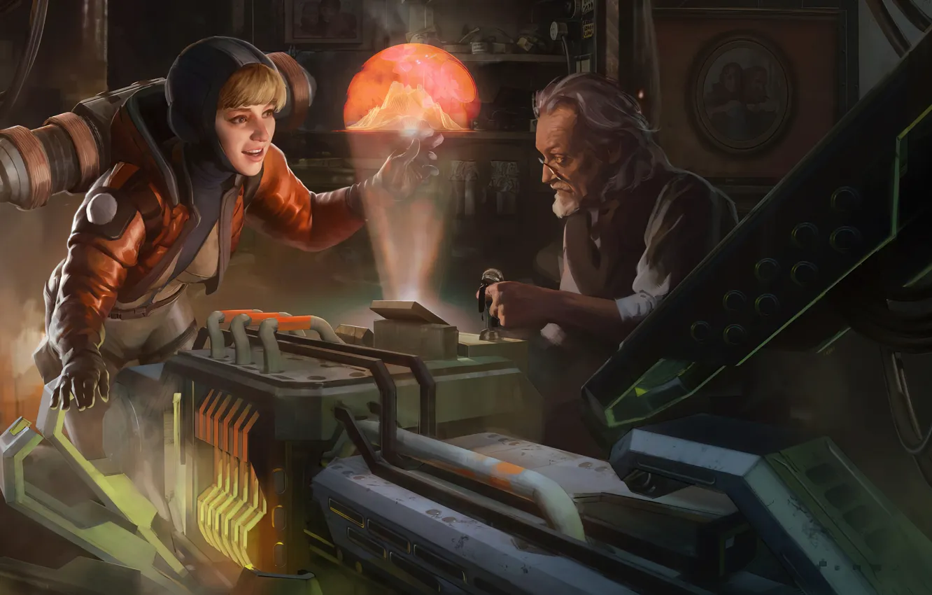 Photo wallpaper Game Art, APEX, Apex Legends, Wattson