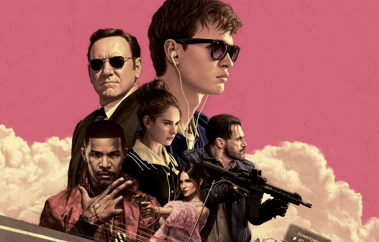 Photo wallpaper the film, movie, Baby Driver