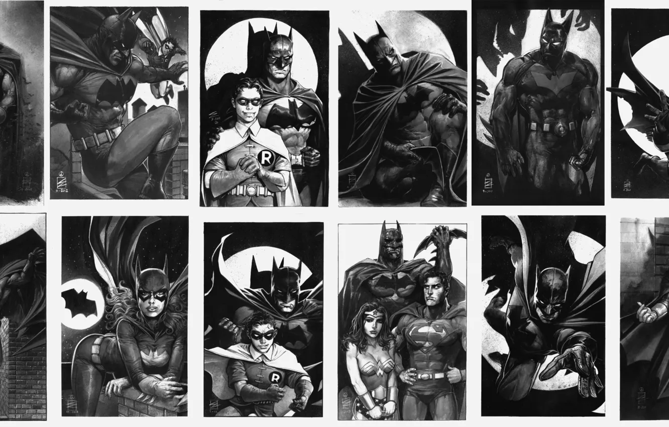 Photo wallpaper Batman, Batman, Cola, Kolage