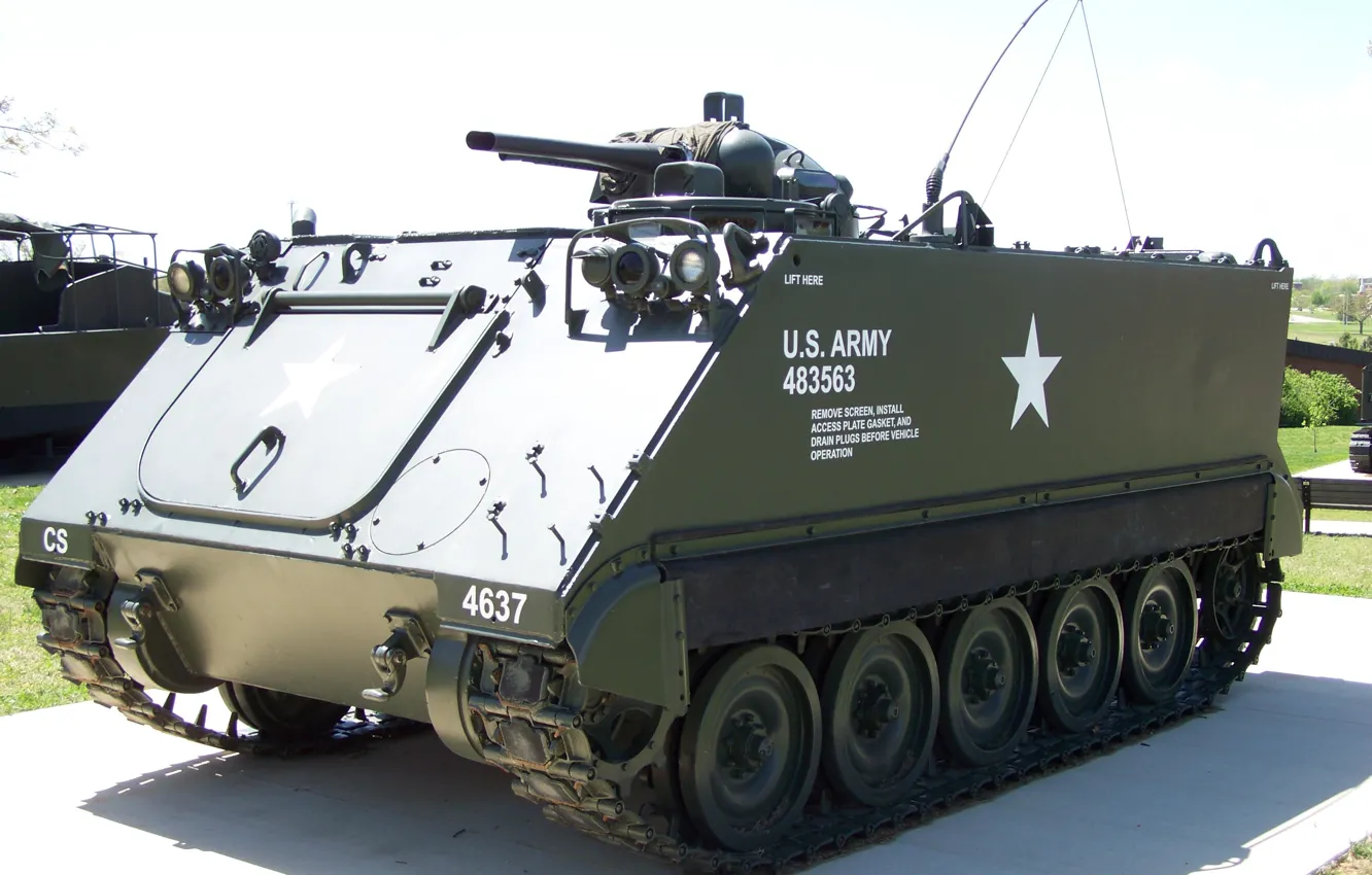 Photo wallpaper USA, weapon, US Army, tank, M132 Armored Flamethrower