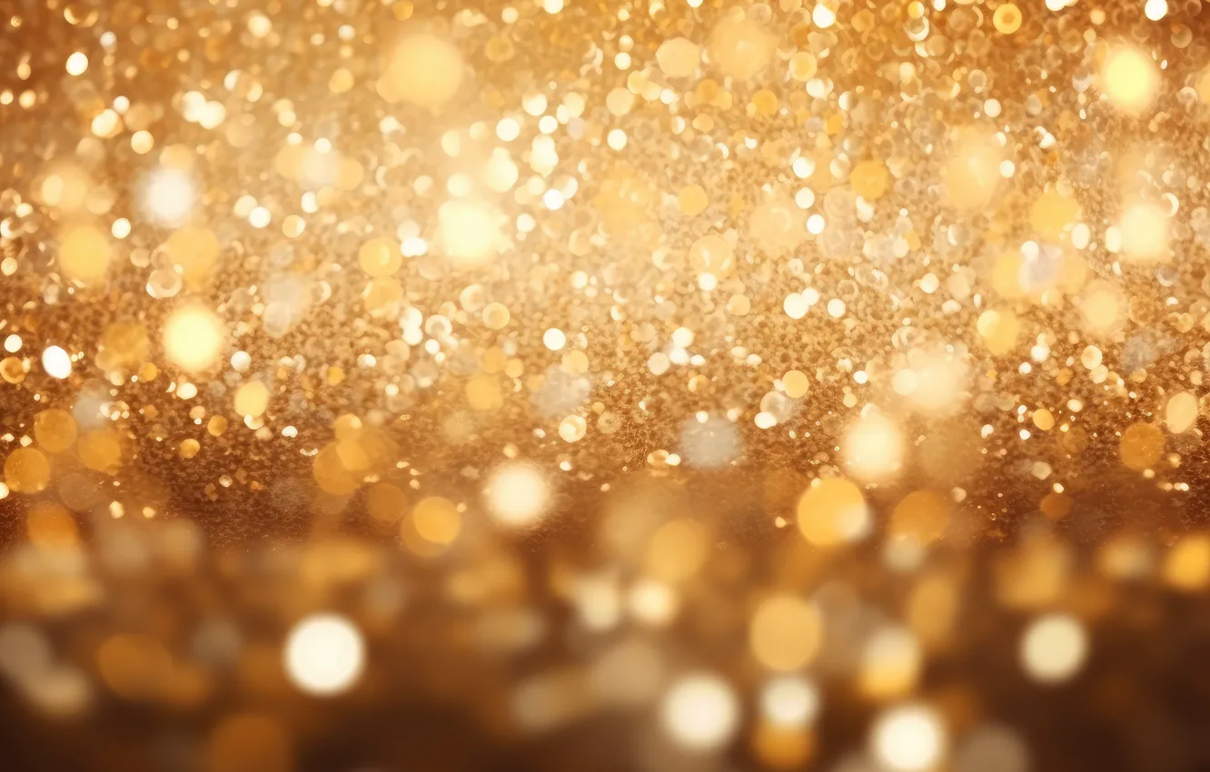 Photo wallpaper light, glare, background, gold, Shine, new year, texture, sequins