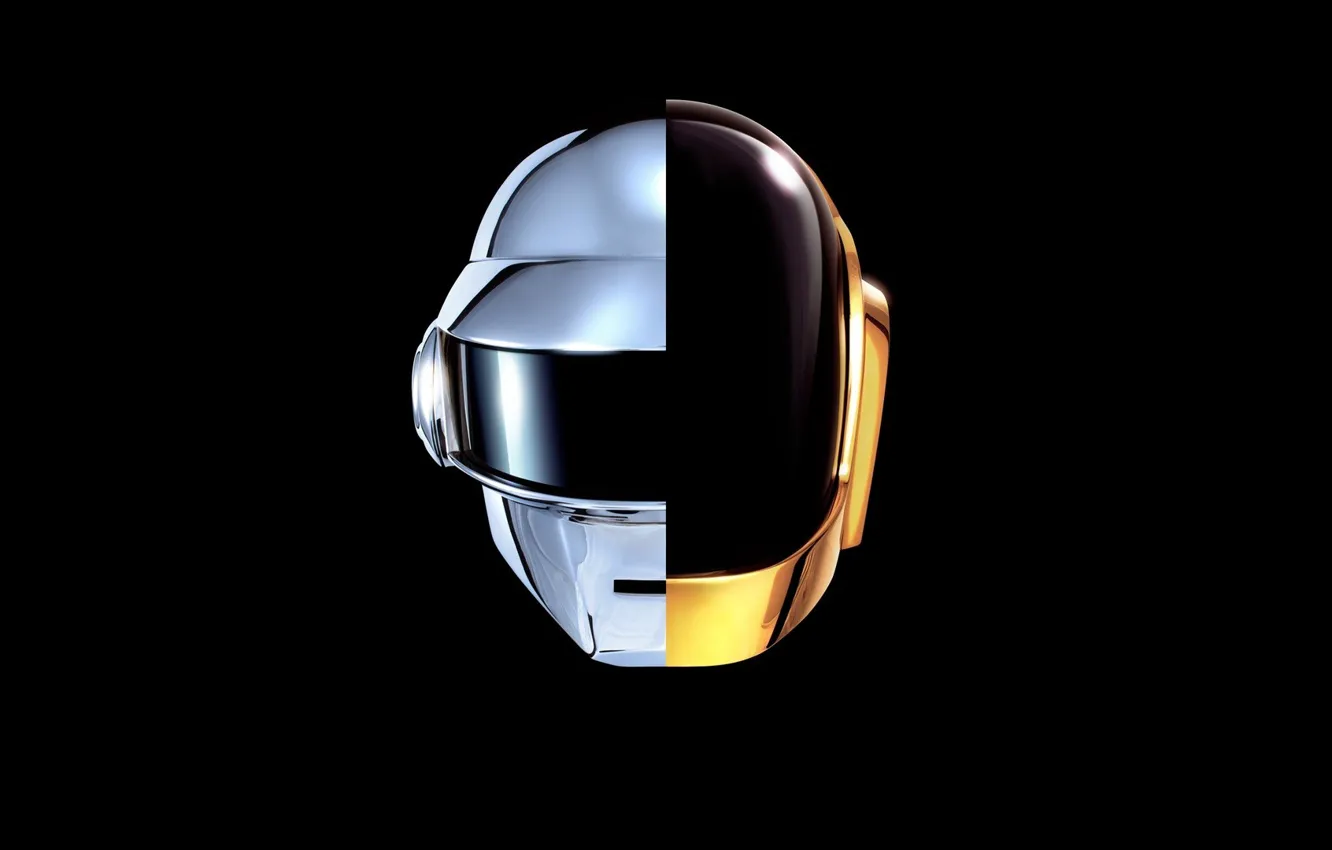Photo wallpaper Music, Daft Punk, new, helmets, french