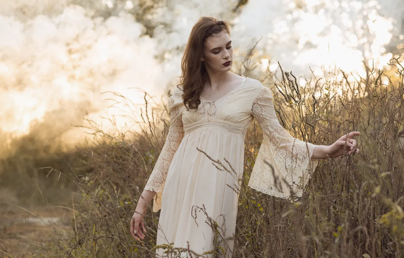 Photo wallpaper girl, model, Julia