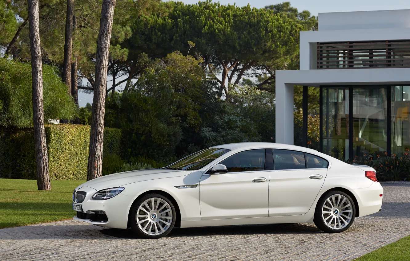 Photo wallpaper BMW, BMW, sedan, Gran Coupe, F06, 6-Series