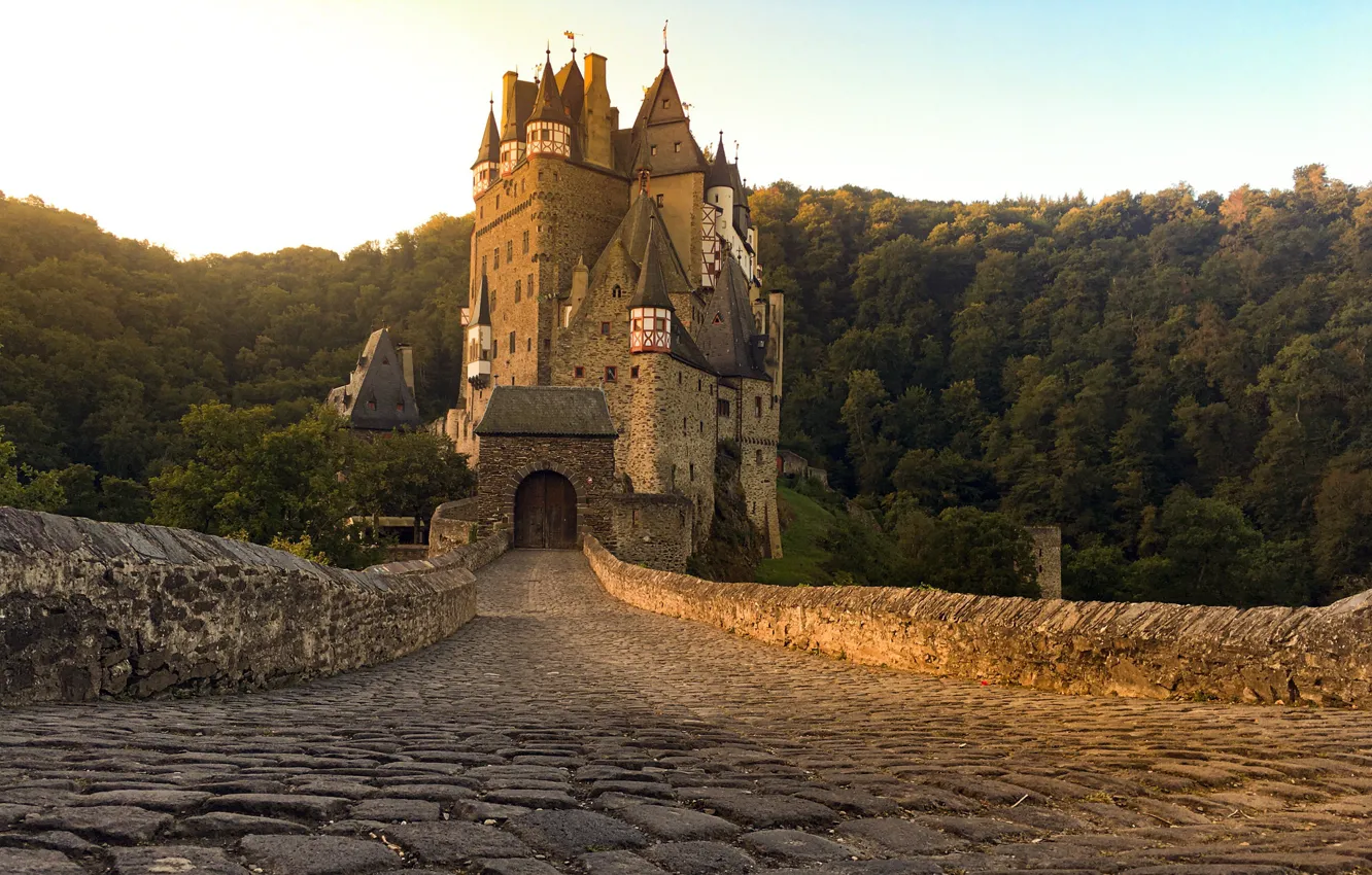 Photo wallpaper Germany, castle, Burg Eltz