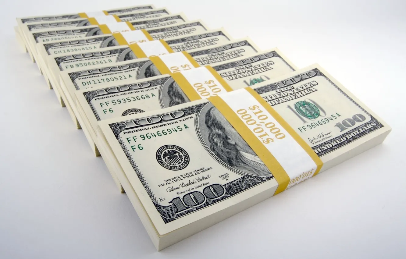 Photo wallpaper background, money, dollars, pack, the bucks