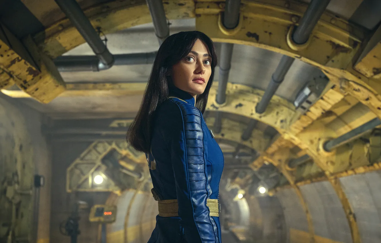 Photo wallpaper girl, fiction, frame, costume, the series, Fallout, Ella Purnell, Ella Pernell