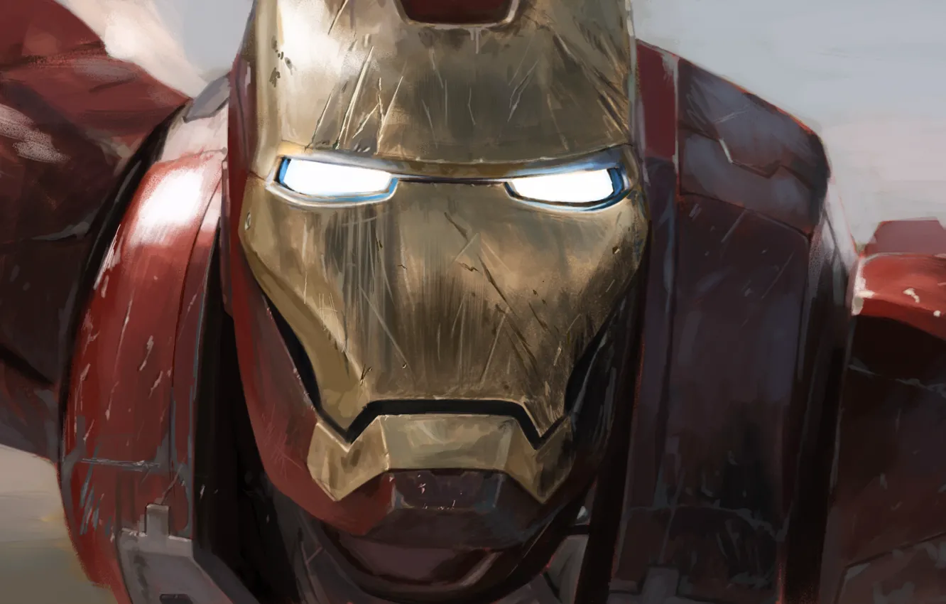 Photo wallpaper metal, costume, iron man, iron man, The Avengers, Avengers