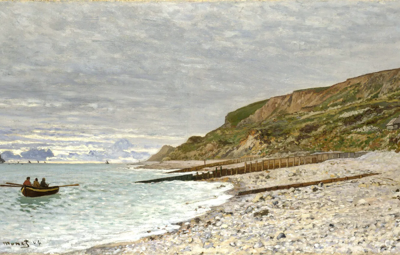 Photo wallpaper painting, Claude Monet, Cape Ewe 1864