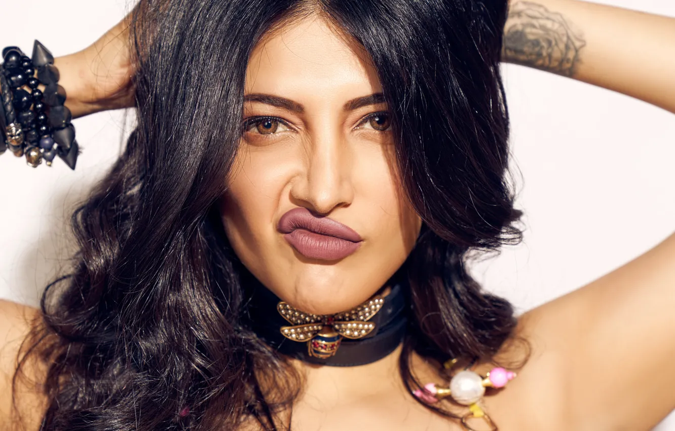 Photo wallpaper girl, hot, sexy, eyes, smile, beautiful, model, pretty