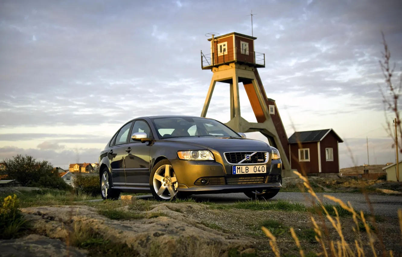 Photo wallpaper machine, volvo, r-design, s40