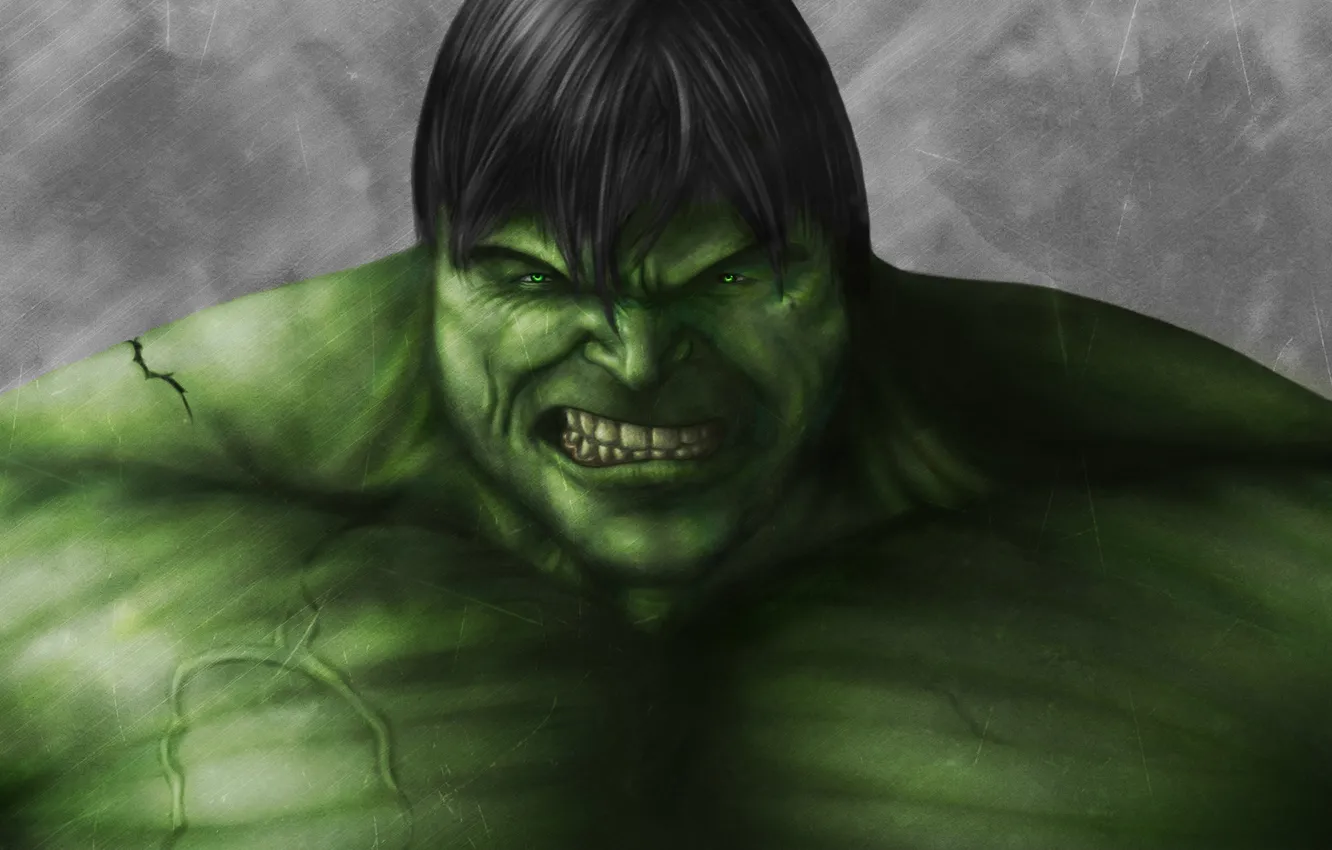 Photo wallpaper anger, green, evil, The Incredible Hulk, The Incredible Hulk