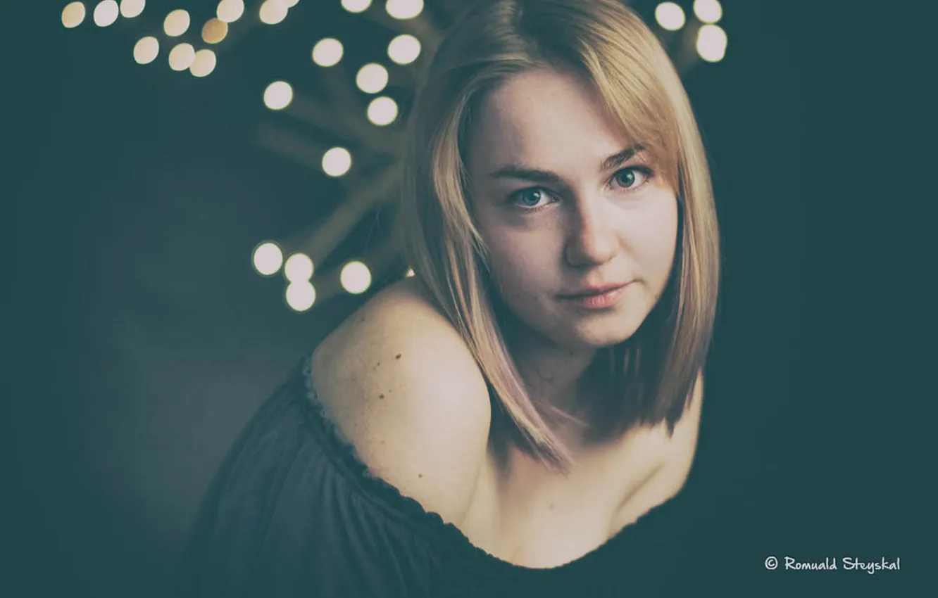 Photo wallpaper girl, woman, mood