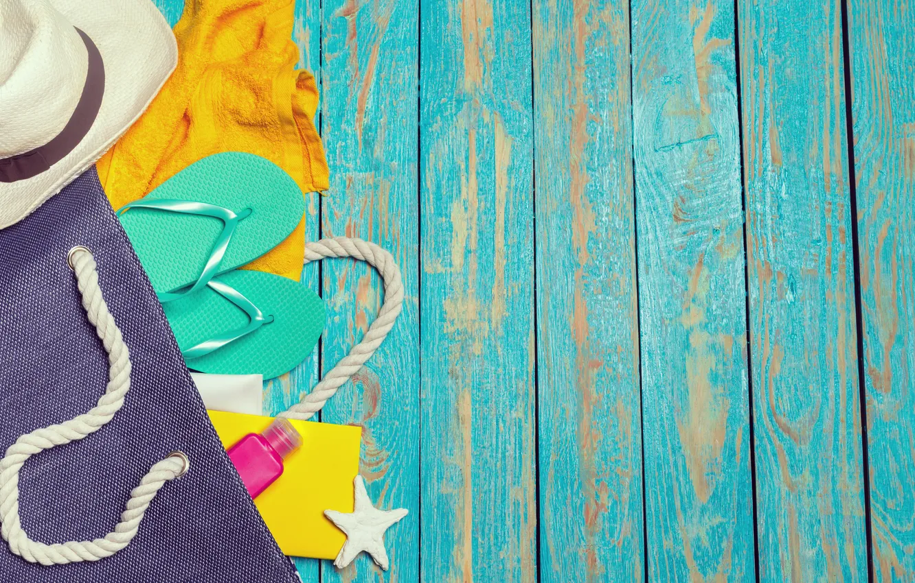 Photo wallpaper beach, summer, stay, summer, beach, vacation, wood, vacation