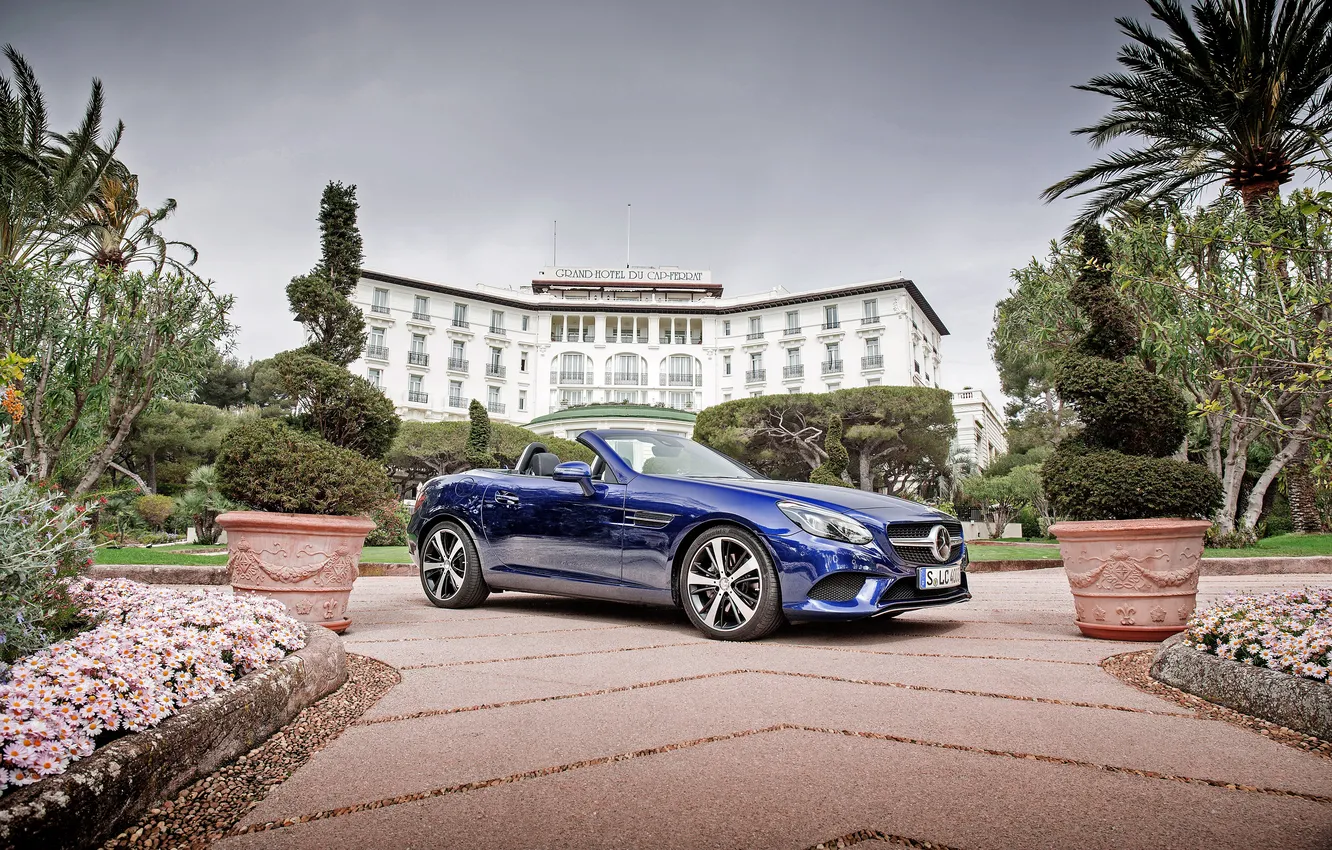 Photo wallpaper Mercedes-Benz, convertible, Mercedes, R172, SLC-Class