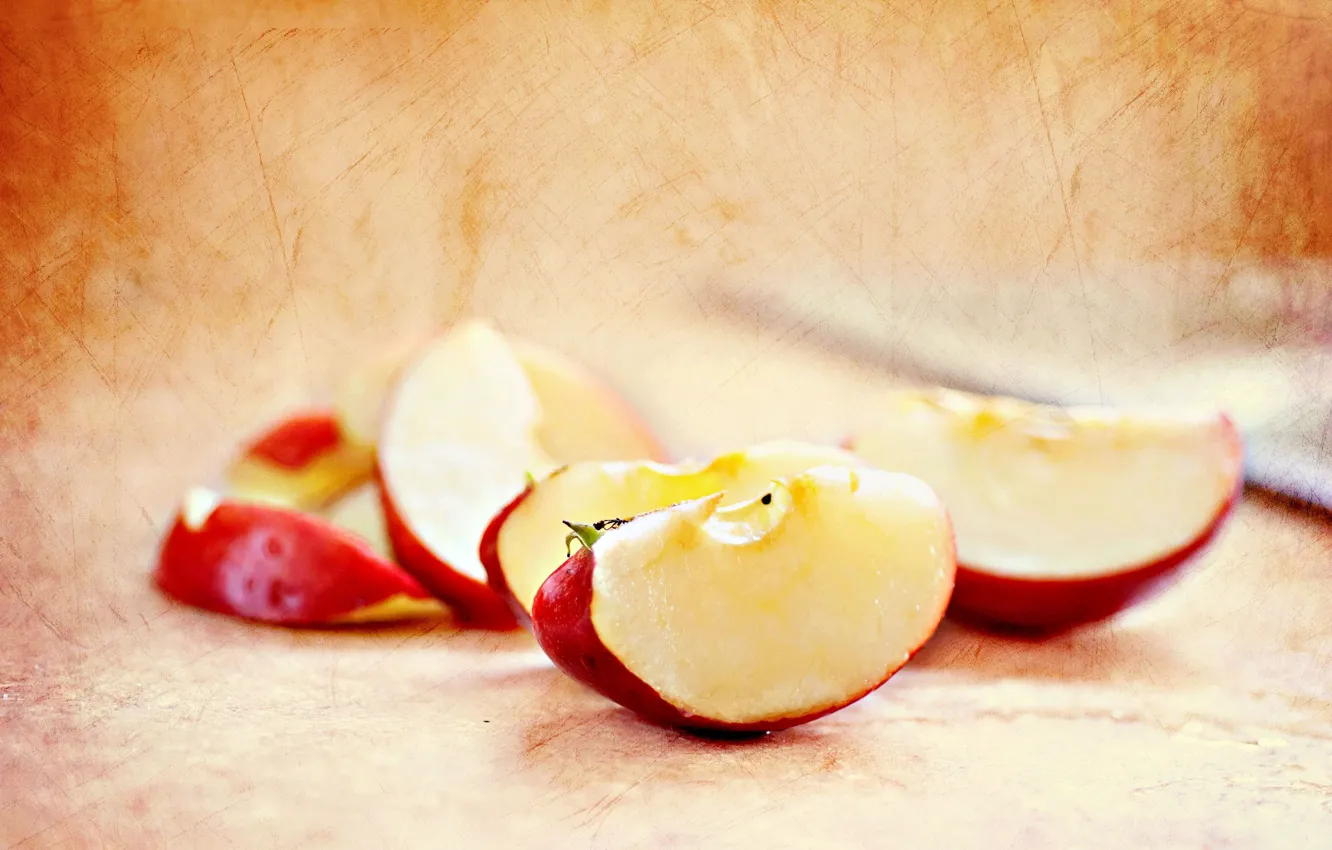 Photo wallpaper red, background, Wallpaper, apples, apple, food, wallpaper, widescreen