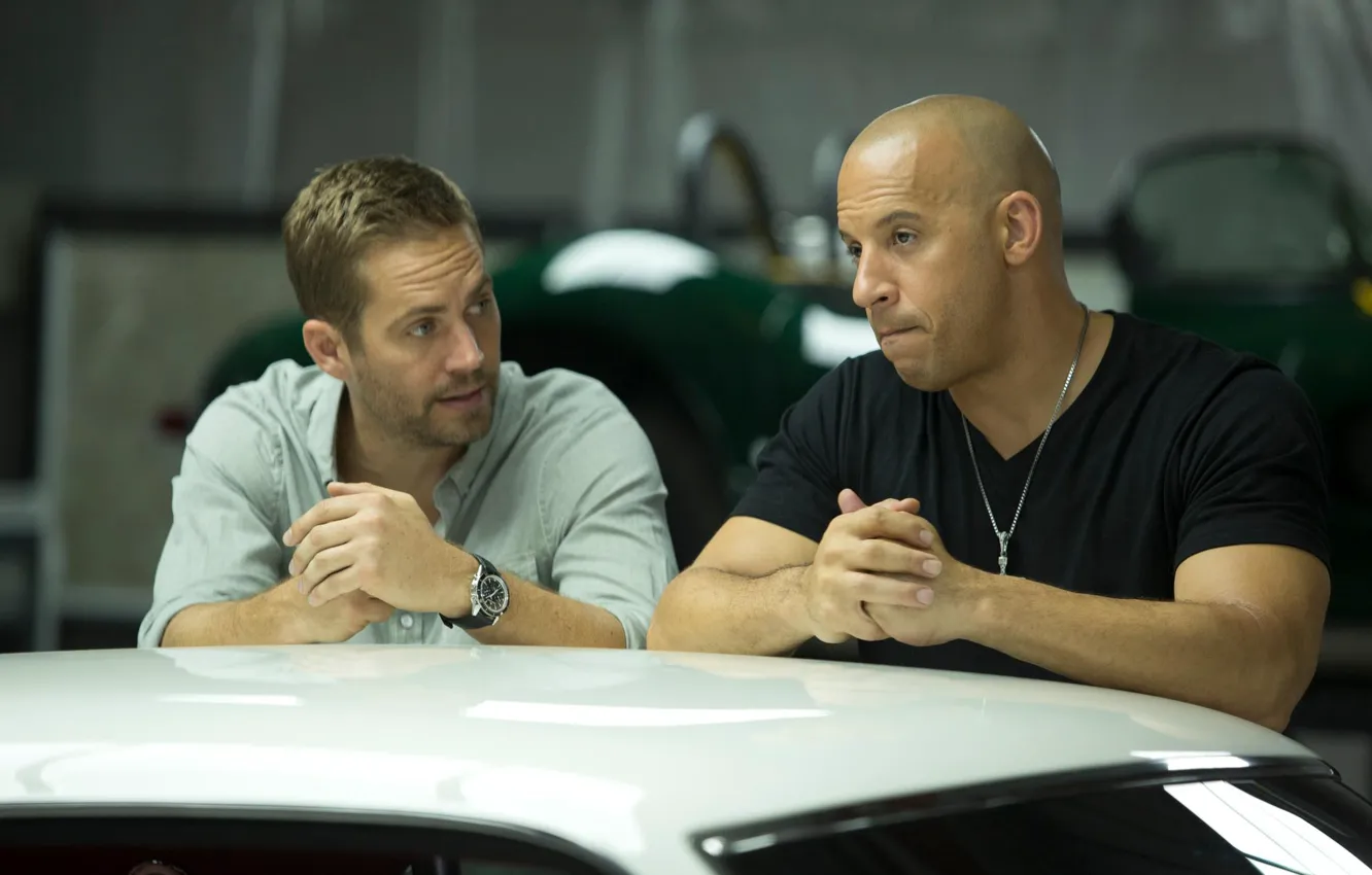 Photo wallpaper VIN Diesel, Paul Walker, Vin Diesel, Paul Walker, Dominic Toretto, Brian O'Conner, The Fast and …