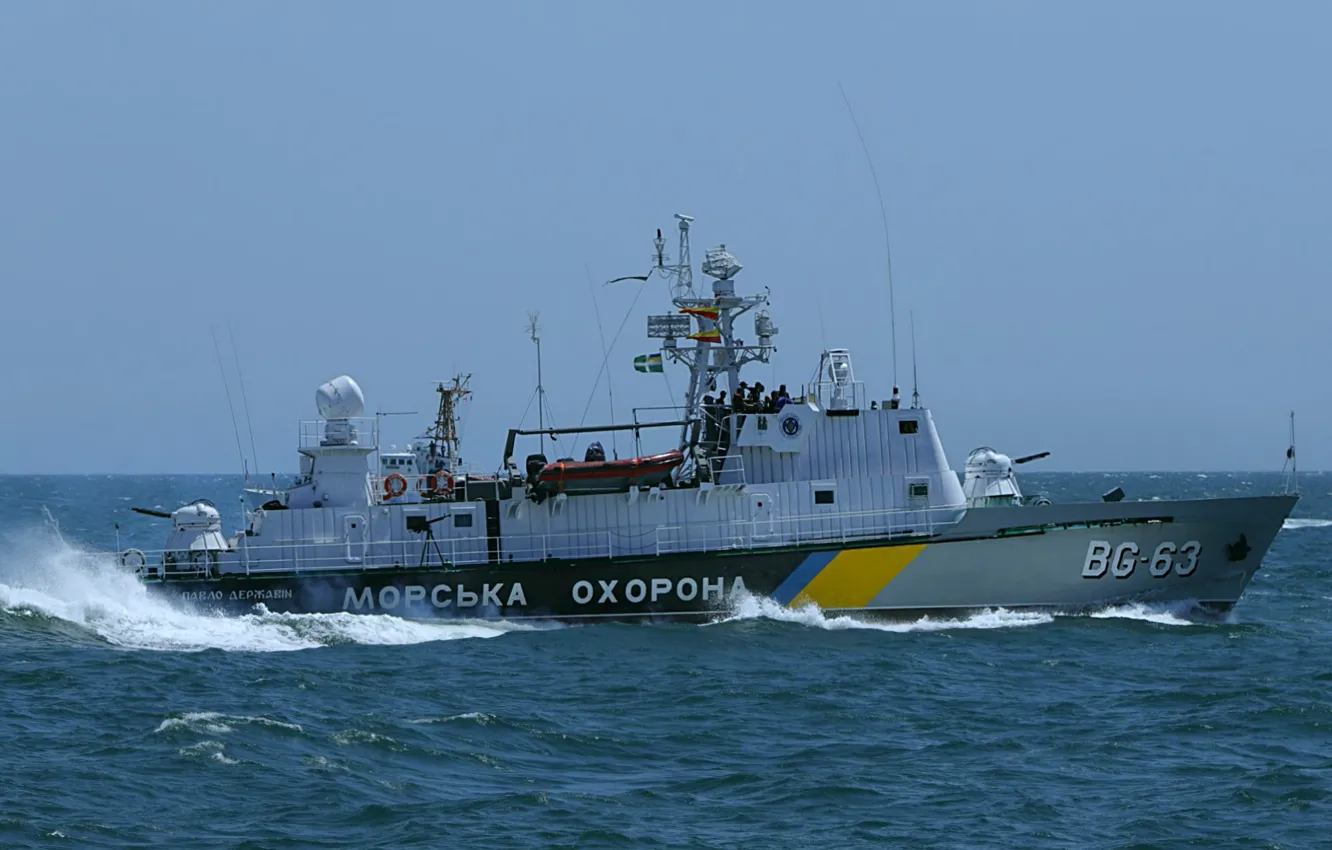Photo wallpaper ship, patrol, Pavel Derzhavin