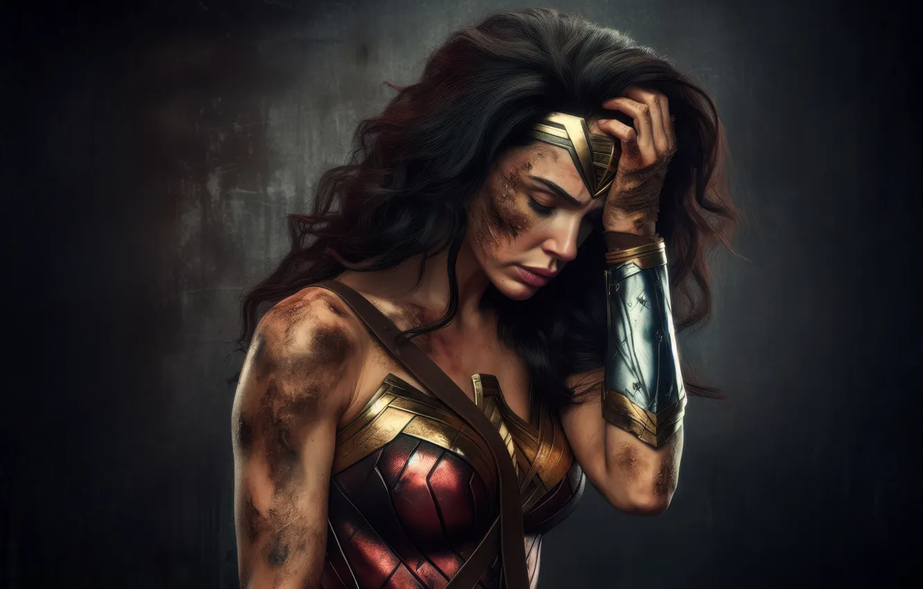 Photo wallpaper Wonder Woman, failed