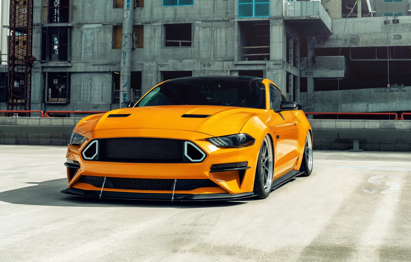 Photo wallpaper Mustang, Ford, Ford Mustang GT