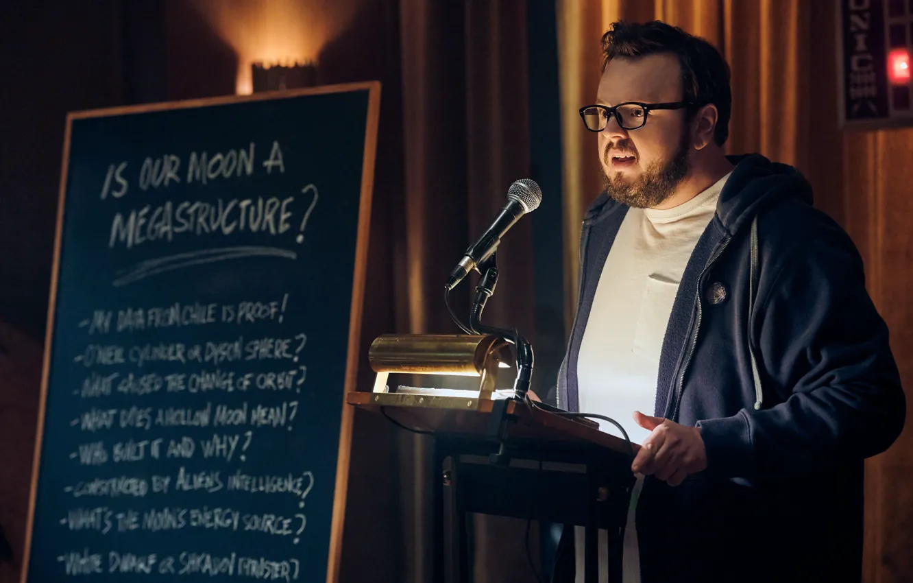 Photo wallpaper Microphone, Male, John Bradley, 2022, John Bradley, Moonfall, The Fall of the Moon, "Doctor" KC …