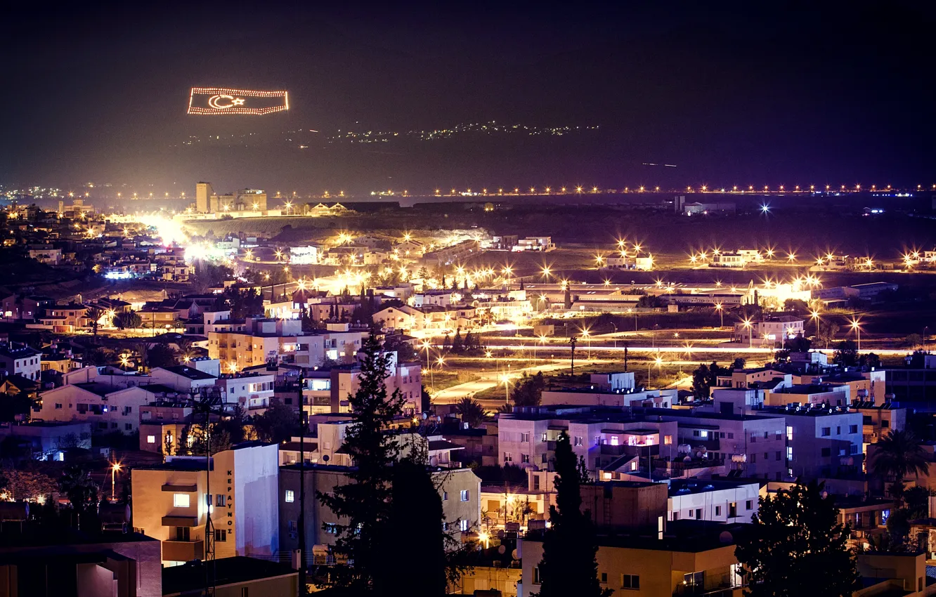 Photo wallpaper night, Turkey, night, Turkey, Northern Cyprus, North Cyprus