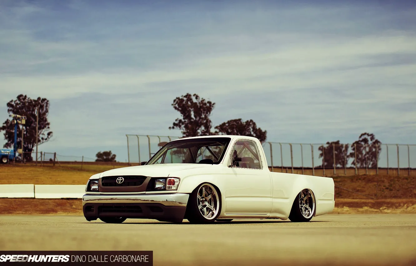 Photo wallpaper Toyota, Car, Hilux, White, Tuning
