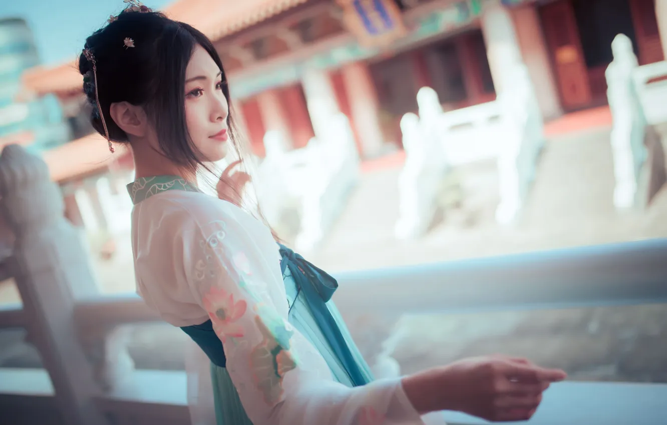 Photo wallpaper China, wallpaper, girl, sexy, woman, model, asian, cute