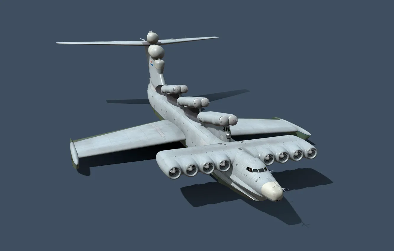 Photo wallpaper USSR, Ekranoplan of the 903 Lun project, Rostislav Alekseev