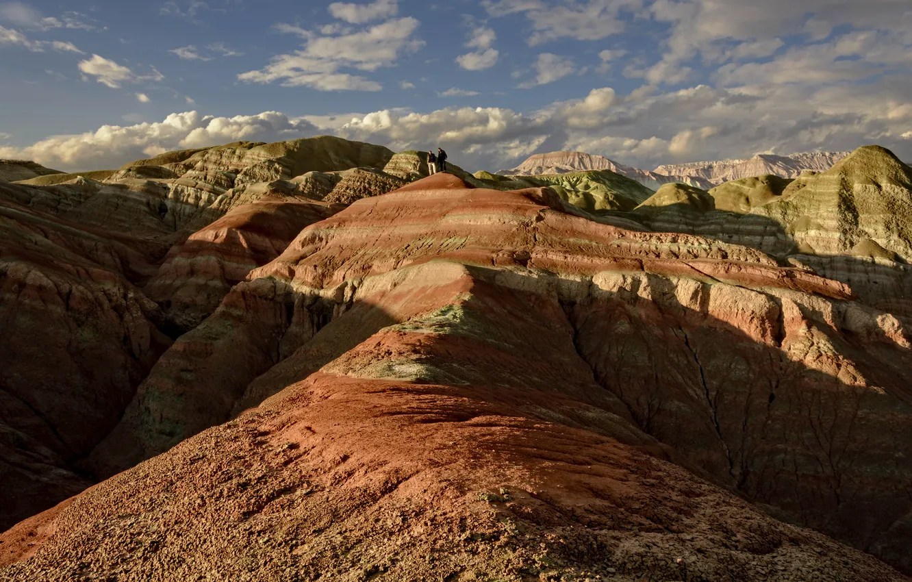 Photo wallpaper mountains, rocks, canyon