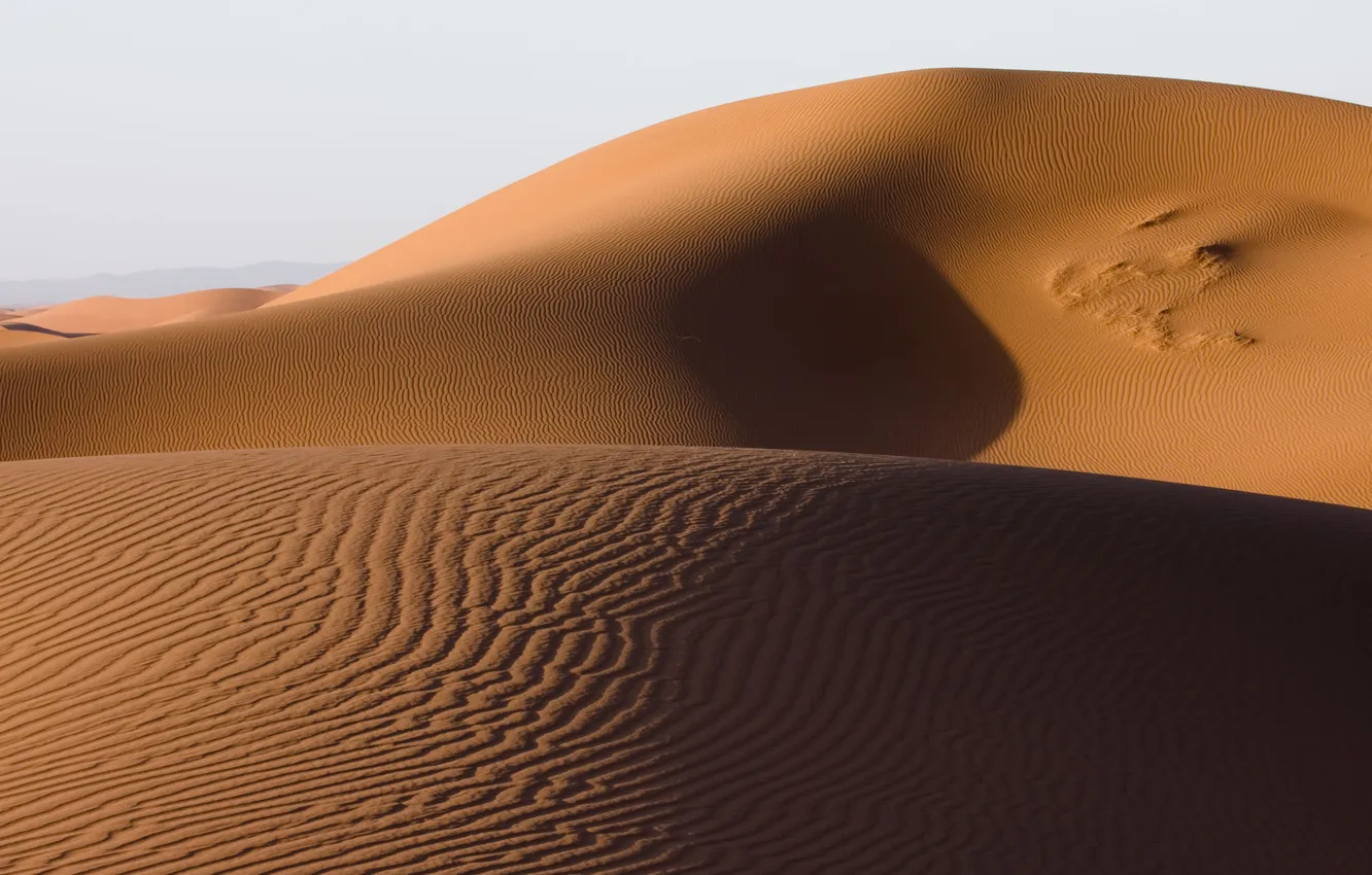 Photo wallpaper sand, nature, pattern, desert, dunes