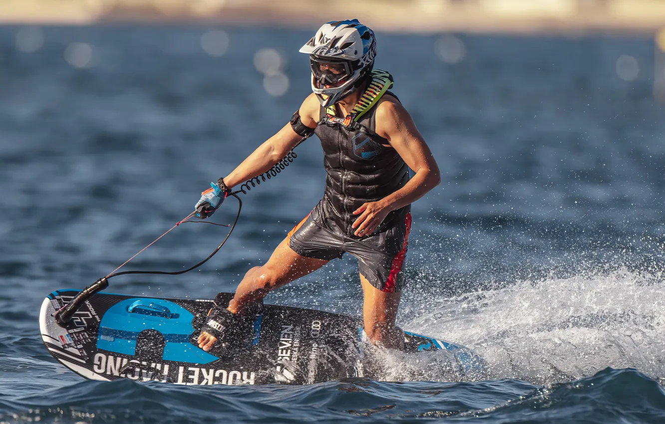 Photo wallpaper race, boat, speed