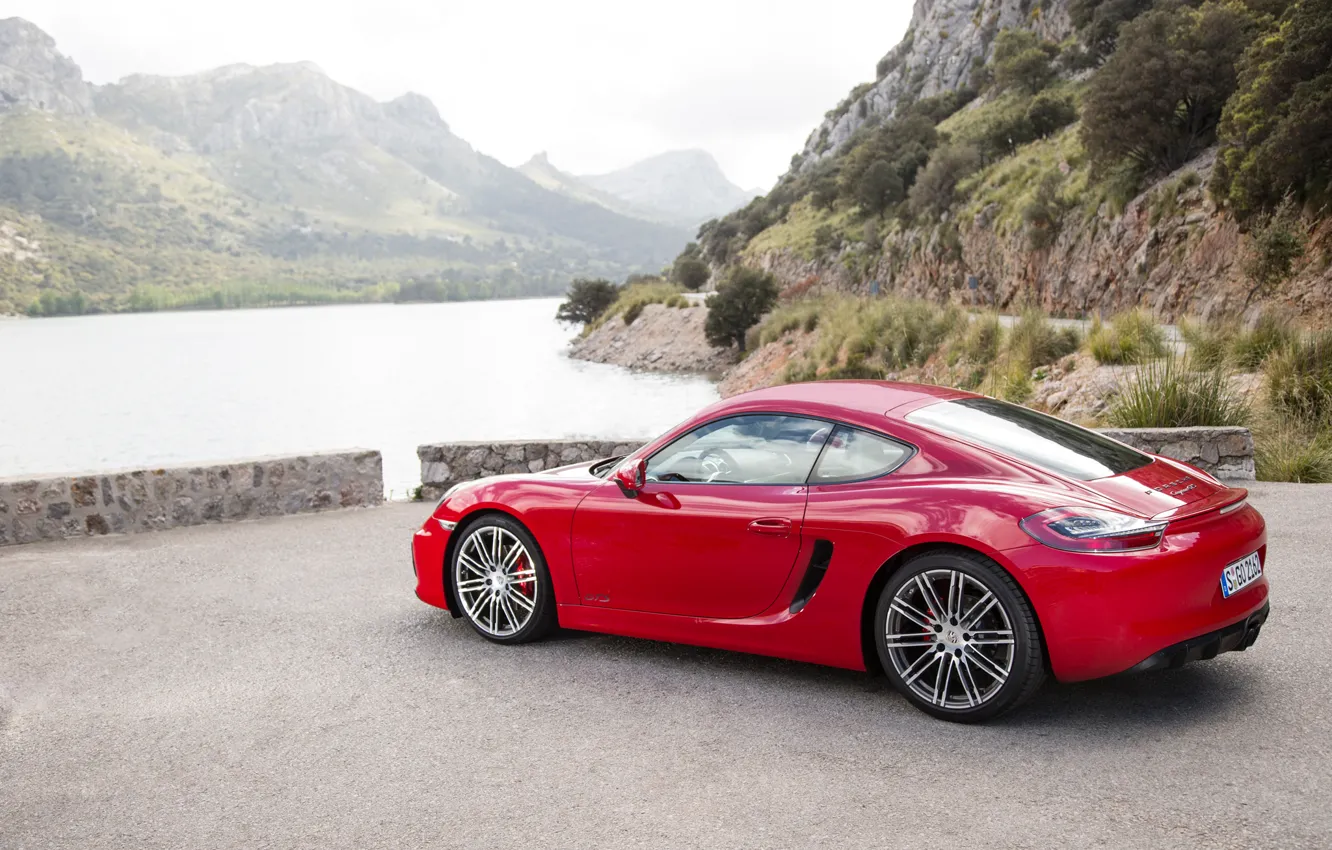 Photo wallpaper Porsche, Cayman, GTS