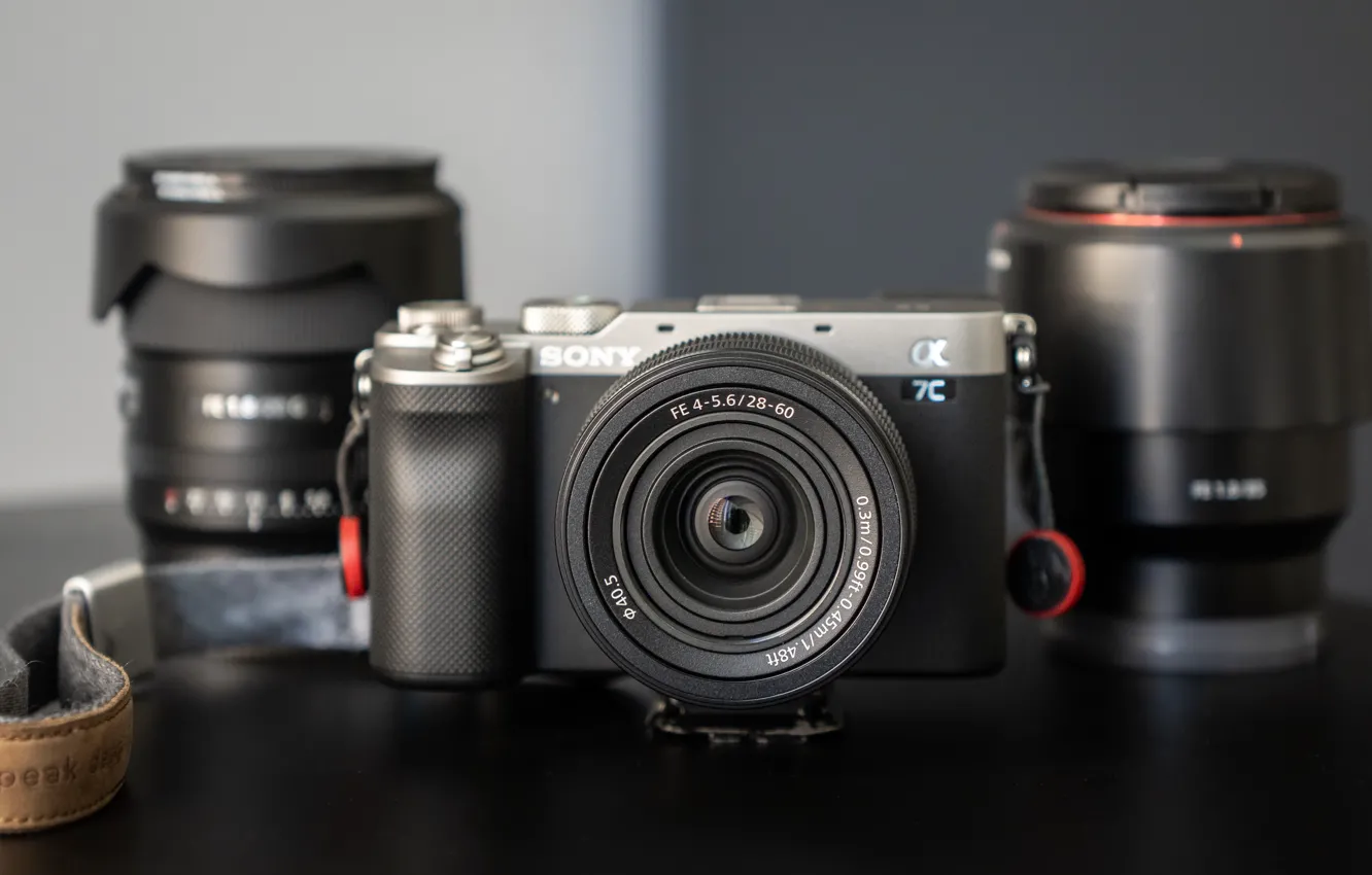 Photo wallpaper the camera, lens, Sony, A7C