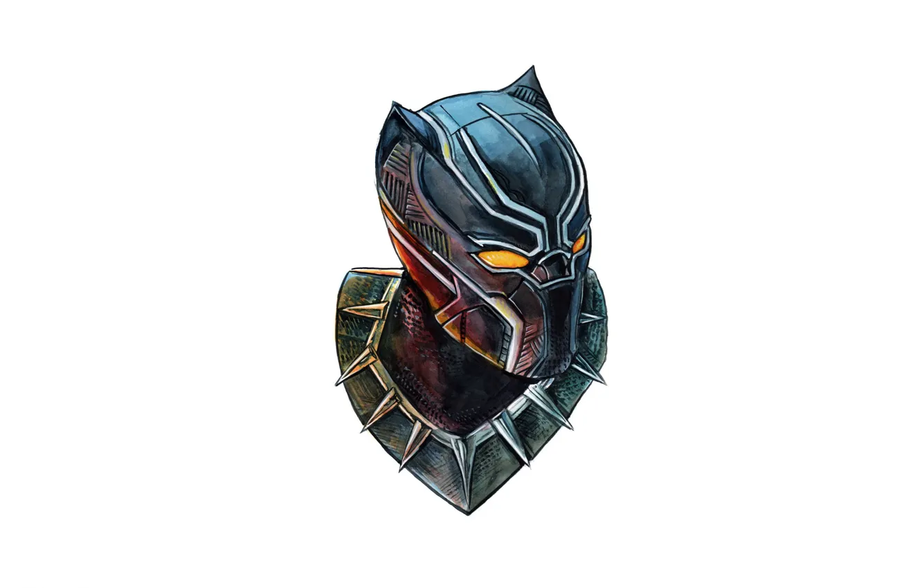Photo wallpaper superhero, Marvel Comics, Black Panther, Black Panther